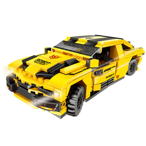 Juego de bloques de construcción modelo escarabajo para niños, construcción 2 en 1 con diseño creativo de juguete de abeja amarilla, ideal para regalo - Product Image 3