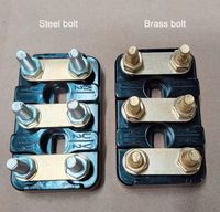 Barre de câblage en fer M6 70*45, bornier TB06221, borniers de moteur en laiton