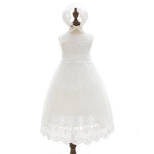Niño blanco Ángel flor niña vestido elegante encaje bordado niños vestidos princesa diseño para boda Vestido de primera comunión - Product Image 6