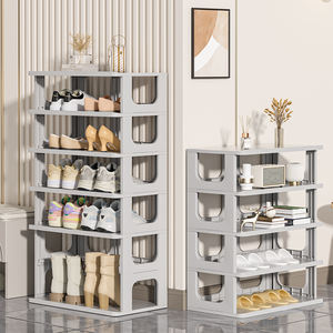 HAIXIN Porte-chaussures pliable Organisateur de stockage anti-poussière Grands supports pour sécher les chaussures - Product Image 6