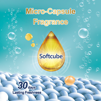 Détergent à lessive haute efficacité de 2kg, liquide adoucissant super brillant avec haute mousse pour le nettoyage ménager des vêtements
