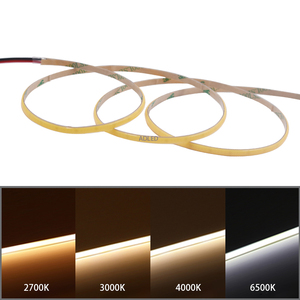 Năng lượng Lưu 5W 4.5mm mỏng PCB đèn tự làm chức năng 528led/M 12V <span class=keywords><strong>LED</strong></span> Strip ánh sáng <span class=keywords><strong>COB</strong></span> ul được liệt kê cri90 3000K <span class=keywords><strong>LED</strong></span> <span class=keywords><strong>COB</strong></span> dải ánh sáng - Product Image 2