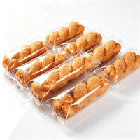 Snack chinois de qualité supérieure : torsades de pâte frite au yaourt et haricots rouges, emballées individuellement, prêtes à consommer, vente en gros, fournisseur OEM ODM