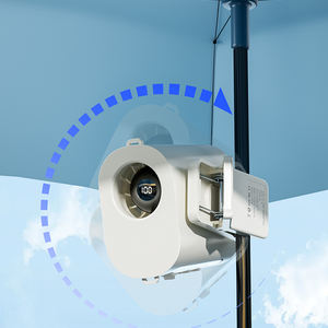 Ventilador Eléctrico Plegable sin Aspas de 3000 mAh, Ventilador Portátil con Clip para Cuello y Cintura, Carga USB, para Exteriores, Hoteles y Hogar - Product Image 1