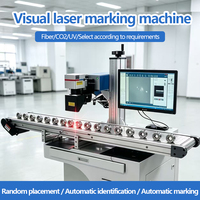 Machine de marquage laser UV à positionnement visuel CCD 3W 5W 10W 355nm, marqueur laser froid pour plastique, verre, PCB, gravure haute précision