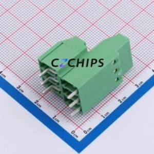 1721731 Screw Terminal Block Through hole Component (THT),P=5.08mm Connector 5.08mm Green Through Hole 6P - Product Image 2