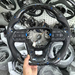 Volante de Cuero, Madera y Fibra de Carbono NUEVO, Usado para Toyota Prius, Tundra, Tacoma, Celica, Rush, FJ Cruiser, Allion, Premio, LC300, Vios - Product Image 1