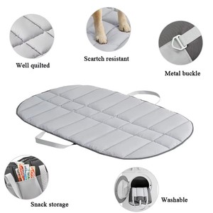 Outdoor Portable Dog Travel <b>Mat</b> Travel Waterproof Pet <b>Mat</b> for Dogs and <b>Cats</b> Polyester Filling Washable Oxford Portable Dog <b>Mat</b> - Product Image 6