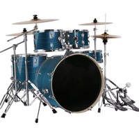 Kit de batterie de jazz rock en métal en gros avec pieds de batterie et pédales |   Batterie de percussions OEM 5 pièces pour enfants débutants, studio et scène