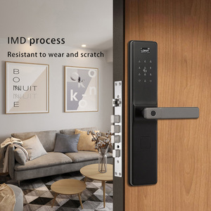 Aluminum Security Combination <strong>Portable</strong> Intelligent Safety Electronic Card Digital Biometric Fingerprint Tuya Smart Door <strong>Locks</strong> - Product Image 1