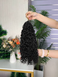 Extensions de cheveux humains vierges à crocheter de 10 à 18 pouces, nœuds miracle, <span class=keywords><strong>pour</strong></span> tressage – Vente chaude - Product Image 5