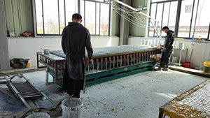 Bền FRP Lưới Sợi Gia Cố Nhựa Lưới Sợi Thủy Tinh Nền Tảng Chống Trượt Lối Đi Kết Thúc Mịn Tính Năng Chống Cháy - Product Image 3