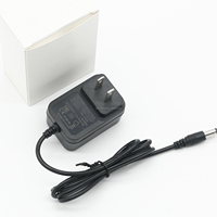 Adaptateur secteur mural compact 12V 0,5A 6W AC/DC 100-240V avec prise US, transformateur chargeur pour LED, CCTV, routeur, adaptateur d'alimentation 12V 0,5A