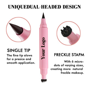 ปากกาปั๊มลายกระแบบสองหัว กันน้ำ แห้งเร็ว รับผลิตแบรนด์ส่วนตัว - Product Image 4