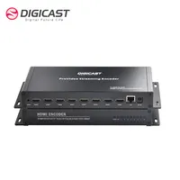 DMB-8908A-EC קלאסי HD IPTV מקודד 8 ערוץ H.264 H.265 HEVC הזרמת וידאו מקודד