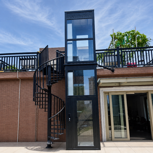 Ascensor Residencial para Exteriores Más Vendido en 2026, de 3 Pisos y 4 Paradas, Elevador Hidráulico Económico para Casa y Villa - Product Image 3