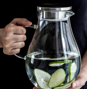 Kích thước tùy chỉnh nước thủ công thủy tinh bình thủy tinh cà phê bình với Bộ cốc - Product Image 5