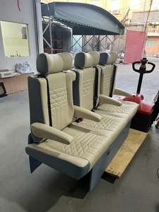 Asientos Modificados de Lujo VIP para Camioneta, Asiento de Sofá <span class=keywords><strong>Cama</strong></span> Plegable para Sprinter, Coaster, King Long, Accesorios Interiores para Automóviles - Product Image 2