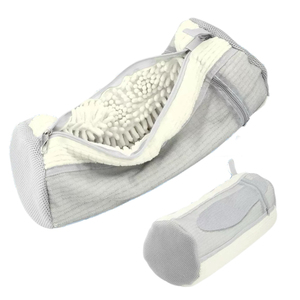 Bolsa de Lavandería Reutilizable Resistente para Lavadora <span class=keywords><strong>y</strong></span> Secadora 360 °   Bolsas de Lavado para Zapatillas de Microfibra Chenille, Limpieza Profunda <span class=keywords><strong>y</strong></span> Protección - Product Image 1