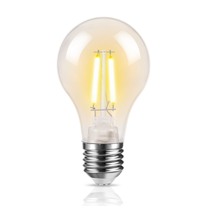 A19/a60 स्पष्ट एलईडी लाइट बल्ब 60W समकक्ष 3000K गर्म सफेद प्रकाश बल्ब 6w e26 बेस बेस - Product Image 1