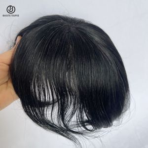 En stock grossiste suisse HD Lace Base système de remplacement postiches 80% moins de densité vrais cheveux humains naturels perruques pour hommes Toupet - Product Image 5