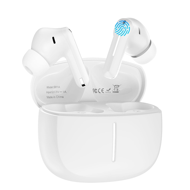 Newest 2026 Wireless Earbuds Stereo Bass Earphone ANC Noise Cancelling Air Buds Waterproof Sports Auricular Headphones