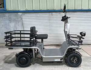 Scooter électrique 48V 250W avec moteur à engrenages pour <span class=keywords><strong>campus</strong></span> et parcs, grande capacité de chargement, avec panier de rangement arrière - Product Image 6