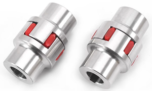 Accouplement flexible en alliage d'aluminium à mâchoires, type Plum, avec amortisseur araignée en PU pour encodeur rotatif et transmission d'automatisation - Product Image 3
