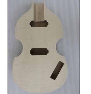 <span class=keywords><strong>Kit</strong></span> de <span class=keywords><strong>guitare</strong></span> basse électrique, bricolage en forme de violon, à la mode - Product Image 1