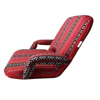 Chaise de sol rembourrée pliable Siège de sol Méditation Gradins Chaise d'extérieur