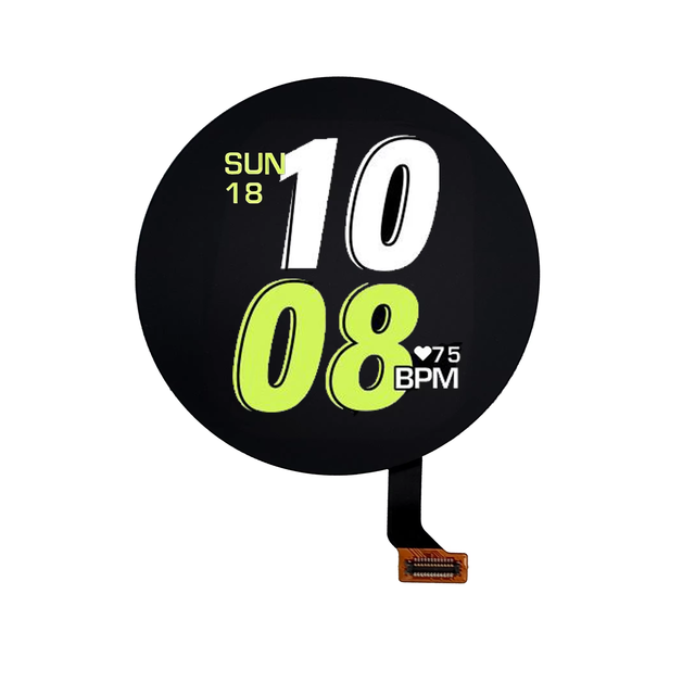 2.06 Inch 410x502 AMOLED Display Panel MIPI 24Pin 850 Nits High Brightness OLED Screen with Touch IC CST9217
