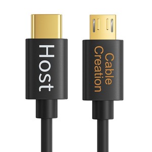 ไมโครยูเอสบีชายต่อชายสาย OTG 480Mbps สำหรับ<span class=keywords><strong>โทรศัพท์</strong></span>กับโทรศัพท์แท็บเล็ตกล้องเกมคอนโทรลเลอร์ดีไอ แมวิคสีดำสีเทา - Product Image 1