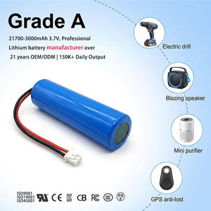 KC Certified 3.7V 3000mAh 21700 Li-ion Cell With Connector BMS Protection Board For Power Tools 21700 Lithium Battery - Product Image 1