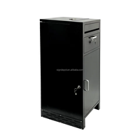 Boîte aux lettres extérieure autonome en acier inoxydable, étanche, antivol, verrouillable, grande capacité, avec serrure à clé pour courrier et colis
