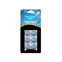 Comprimés de détergent effervescent concentré dans des paquets de cartes en papier jetables Comprimés de nettoyage de lave-glace et de vitres de voiture