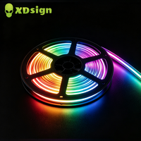 Bande lumineuse LED RGB programmable XDSIGN AE Magic-Color 784COB linéaire 12MM 21W/m avec ruban adhésif pour usage commercial et domestique