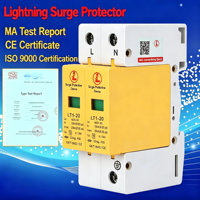 Parafoudre SPD AC220V Type 2 40kA 2P 4P pour Boîtier de Distribution - Vente Flash