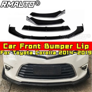 Car Front Bumper Lip Front Bumper <b>Splitter</b> Diffuser Bumper Protector Apron Body Kit For Toyota Corolla 2014-2019 Car Accessories - Product Image 2