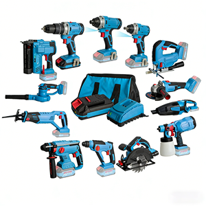 Lithium Batteries Professional Cordless <b>Tools</b> Combo Kits 20V Electric Impact Hammer Drill Cordless Power <b>Tool</b> Set - Product Image 1