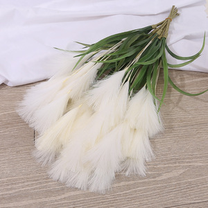Roseau artificiel fleur <span class=keywords><strong>de</strong></span> mariage plante verte décoration <span class=keywords><strong>de</strong></span> la maison paquet <span class=keywords><strong>de</strong></span> luxe pot d'herbe <span class=keywords><strong>de</strong></span> pampa séché naturel - Product Image 4