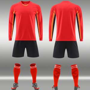 LJ personalizado de alta calidad uniforme de fútbol hombre sublimación uniforme de fútbol personalizado equipo de fútbol Jersey niños adultos camisetas de fútbol - Product Image 4