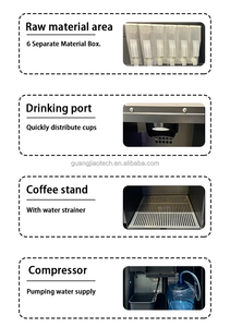 Sáng tạo tự động uống Máy bán hàng tự động đa hương vị bột nước giải khát Maker với điều khiển từ xa và tự làm sạch hệ thống - Product Image 6