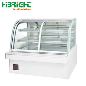 Bán chạy nhất hai lớp bánh Pastry hiển thị quầy trưng bày với giá nhà máy kính cong - Product Image 5