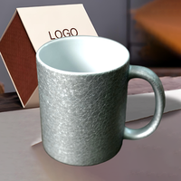 Ventes chaudes Cadeau en gros Tasse à sublimation en céramique personnalisée de dessin animé Tasse à café en céramique de Noël 3D Petit-déjeuner Ensemble de tasses à bière
