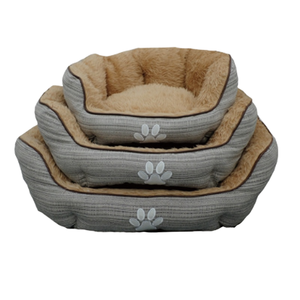 Kediler köpekler için yüksek kaliteli küçük boy ortopedik köpük çekyat kare Modern lüks tasarım yıkanabilir nefes kedi kutusu - Product Image 1