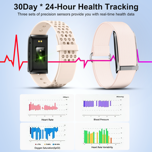 건강 밴드 스크린리스 ATM 방수 피트니스 트래커 심박수 트래커 호출 실리콘 스마트 팔찌 - Product Image 3