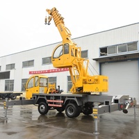 Grue mobile télescopique hydraulique LUYING 6-16 tonnes avec moteur Liyuan Changchai certifiée ISO CE, moment de charge élevé