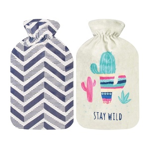 2l Fleece sicher lange Zeit Erwärmung vielfältige Gummi Heißwasser beutel Wärm flasche günstigen Preis Abdeckung - Product Image 3