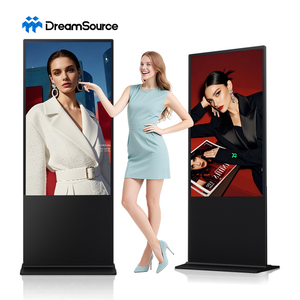 Custom Size 43/49/55 Inch Floor Standing LED <b>Cabinet</b> LCD Touch Kiosk <b>Wall</b> Screen with Cloud-Based CMS and 2-Year Warranty - Product Image 1