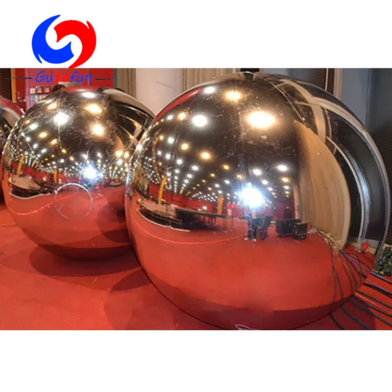 Bespoke displays event styling planing ceiling balloon decor 2m new giant shiny balls rose gold inflatable balloons